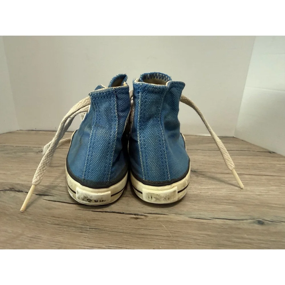 Converse Chuck Taylor Size 6 All Star High Top Blue Canvas Kids Sneakers 87121